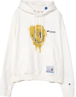 Maison Mihara Yasuhiro Letter Print Pullover Sweatshirt White - A11HD711-WHITE Maison Mihara Yasuhiro Letter Print Pullover Sweatshirt White - A11HD711-WHITE