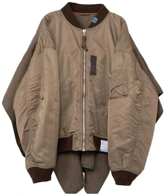 Maison Mihara Yasuhiro 宽松拉链夹克 卡其色 A11BL052-KHAKI Buy Maison Mihara Yasuhiro 宽松拉链夹克 卡其色 A11BL052-KHAKI