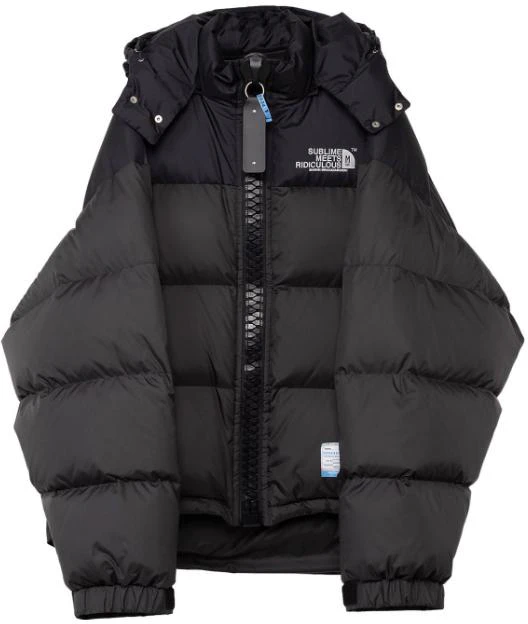 maison-mihara-yasuhiro-loose-fit-letter-print-hooded-down-jacket-black-a11-bl-061-black