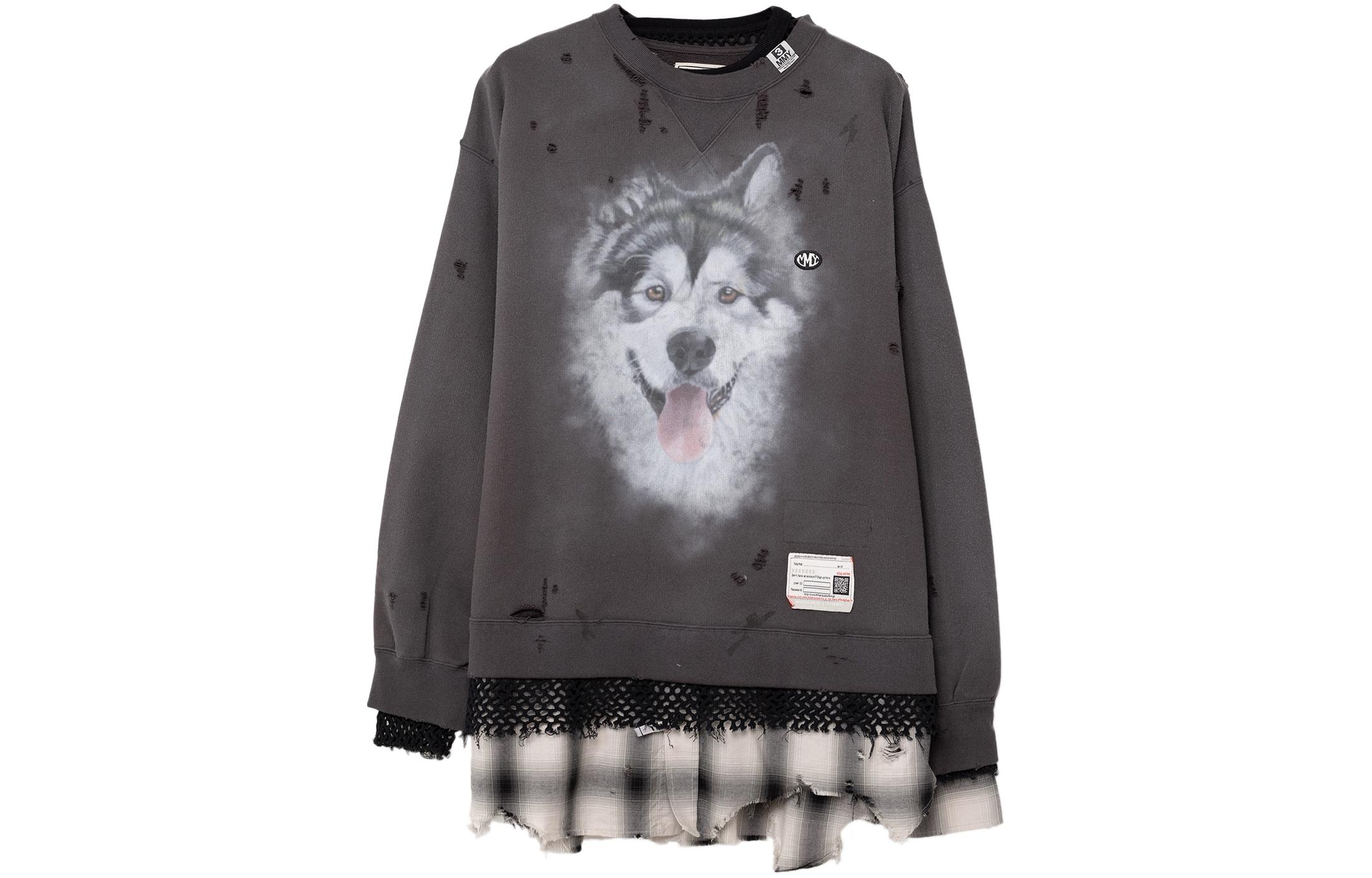 Maison Mihara Yasuhiro Mihara Yasuhiro Black Casual Hooded Jacket Long Sleeve A06BL062Black