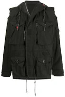 Maison Mihara Yasuhiro Mihara Yasuhiro Black Casual Hooded Jacket Long Sleeve A06BL062Black Maison Mihara Yasuhiro Mihara Yasuhiro Black Casual Hooded Jacket Long Sleeve A06BL062Black