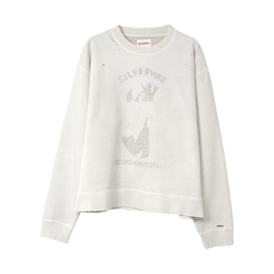 Maison Mihara Yasuhiro Mihara Yasuhiro Destroyed Black Printed Letter Hoodie Long Sleeve G11HD040-BLACK