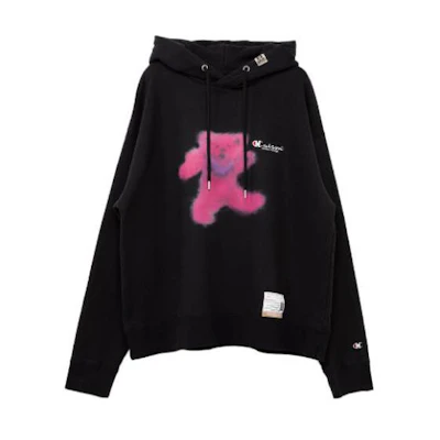 Maison Mihara Yasuhiro Mihara Yasuhiro FW22 Letter Print Patchwork Hoodie White A09HD571-WHITE