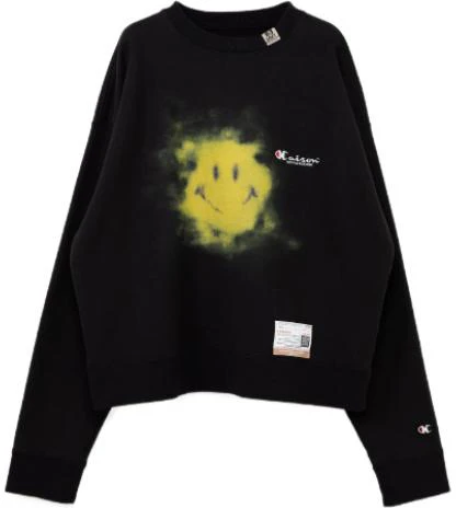 maison-mihara-yasuhiro-mihara-yasuhiro-fw-22-smiley-print-crewneck-sweatshirt-black-a09-po-713