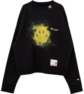 Maison Mihara Yasuhiro FW22 笑臉印花圓領衛衣 黑色 A09PO713 Buy Maison Mihara Yasuhiro FW22 笑臉印花圓領衛衣 黑色 A09PO713