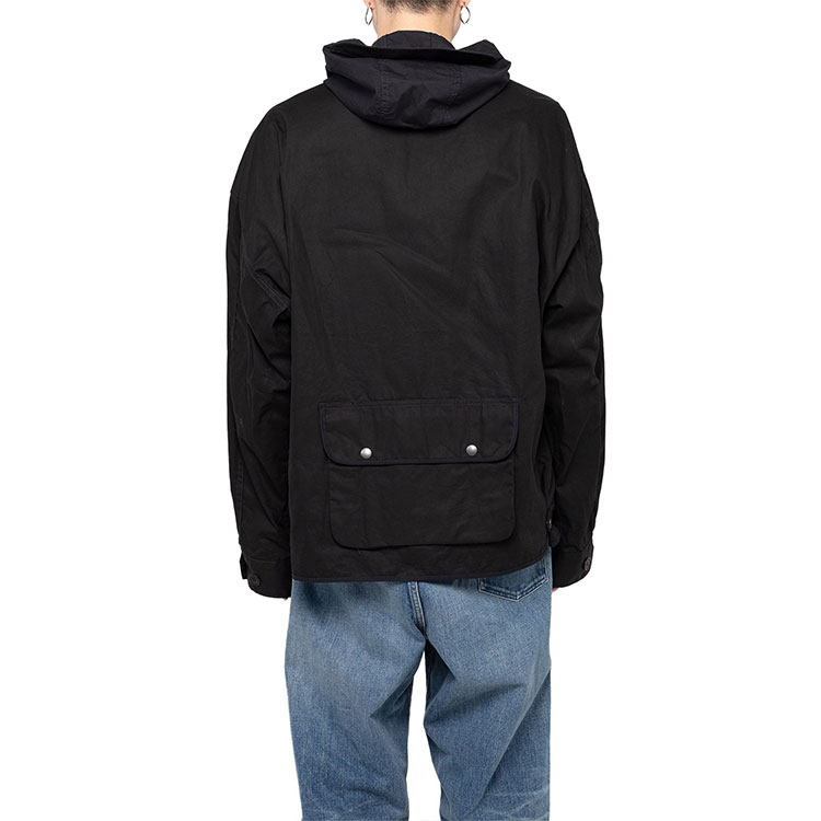 Maison Mihara Yasuhiro Mihara Yasuhiro FW23 Black Hoodie Jacket with Back Pocket Design J11BL041-BLACK 圖 5