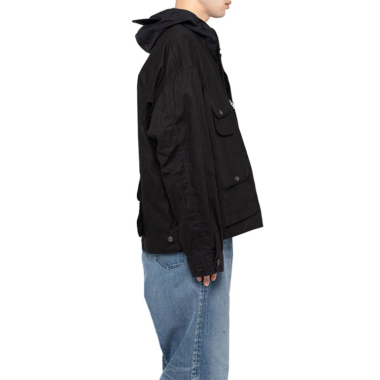 Maison Mihara Yasuhiro Mihara Yasuhiro FW23 Black Hoodie Jacket with Back Pocket Design J11BL041-BLACK 圖 7
