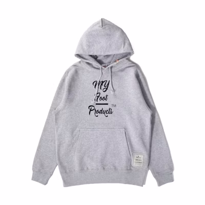 Maison Mihara Yasuhiro Mihara Yasuhiro FW23 Letter Print Hoodie Grey A12HD671-GRAY