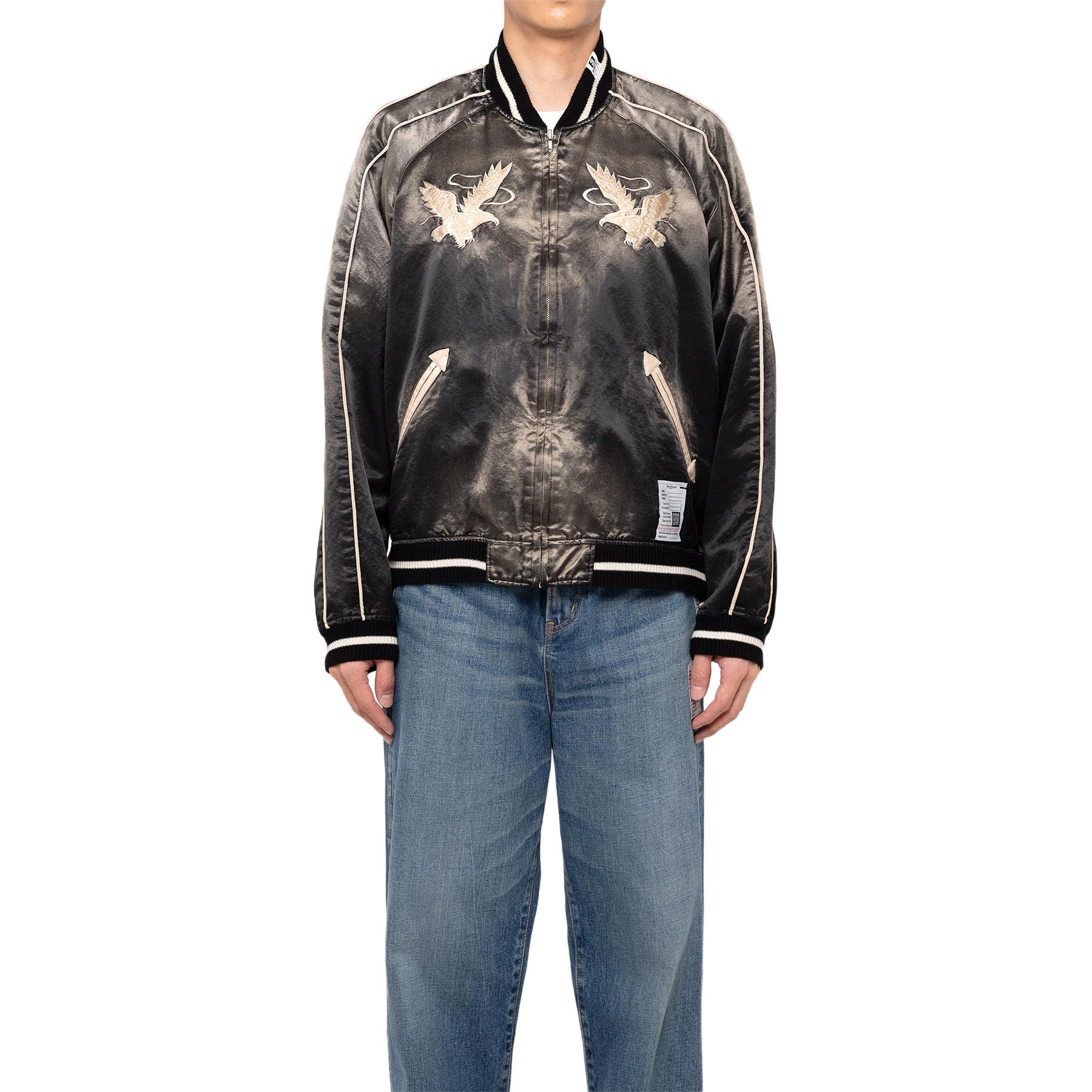Maison Mihara Yasuhiro Mihara Yasuhiro Graphic Print Zip-Up Jacket Black (). J12BL041-BLACK 圖 4