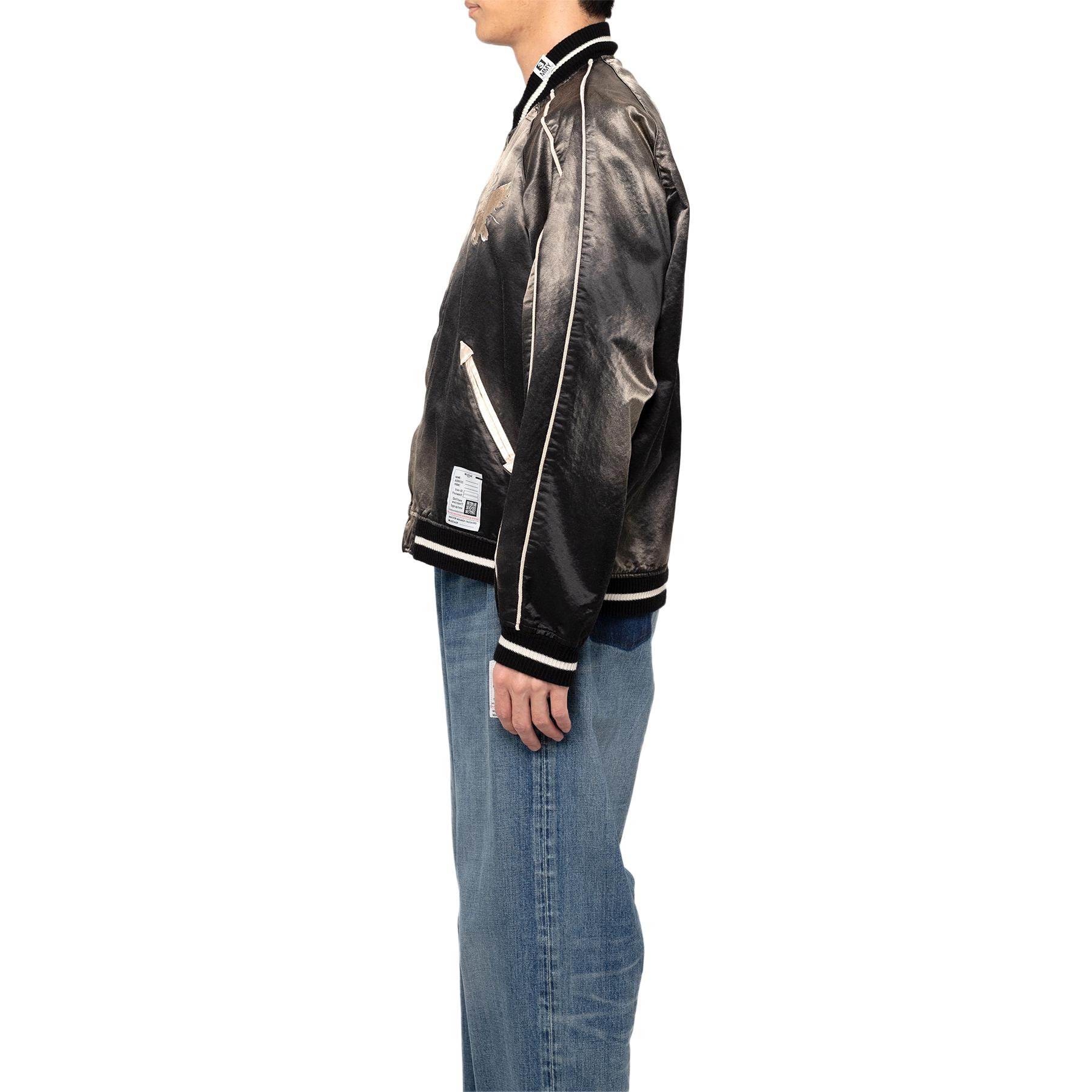 Maison Mihara Yasuhiro Mihara Yasuhiro Graphic Print Zip-Up Jacket Black (). J12BL041-BLACK 圖 6