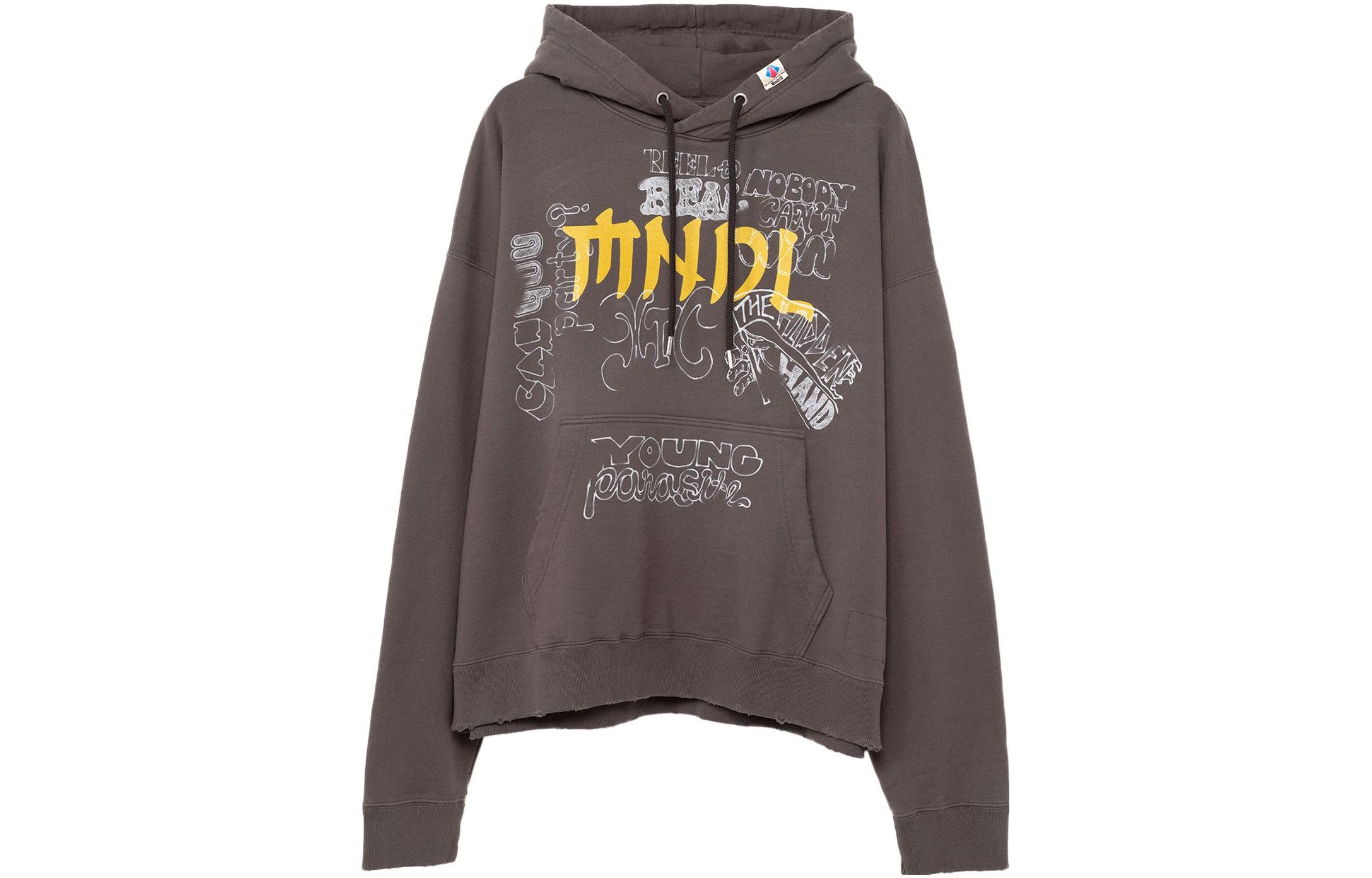 Maison Mihara Yasuhiro Mihara Yasuhiro Letter Print Single-Breasted Baseball Collar Jacket Black Unisex G11JK022-BLACK