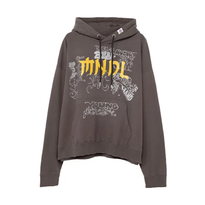 Maison Mihara Yasuhiro Mihara Yasuhiro Letter Print Single-Breasted Baseball Collar Jacket Black Unisex G11JK022-BLACK