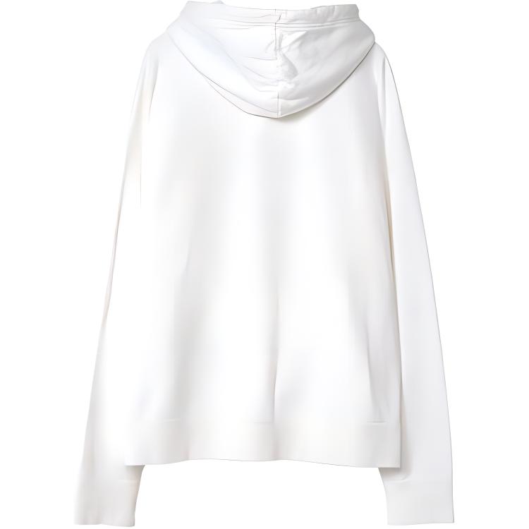 Maison Mihara Yasuhiro Mihara Yasuhiro Smiley Face Printed Hoodie  White Pullover Sweatshirt. A12HD672-WHITE 圖 3