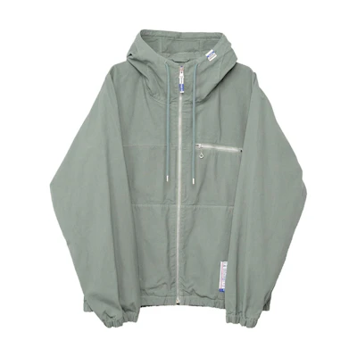 Maison Mihara Yasuhiro Mihara Yasuhiro Solid Color Patch Hoodie Jacket - White I07BL011-WHITE