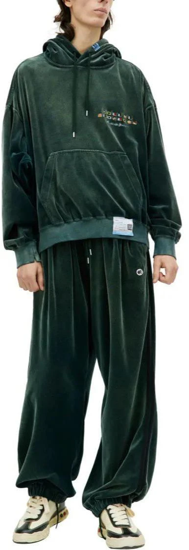 maison-mihara-yasuhiro-mihara-yasuhiro-solid-color-green-pullover-hoodie-long-sleeve-casual-wear-a11-hd-581