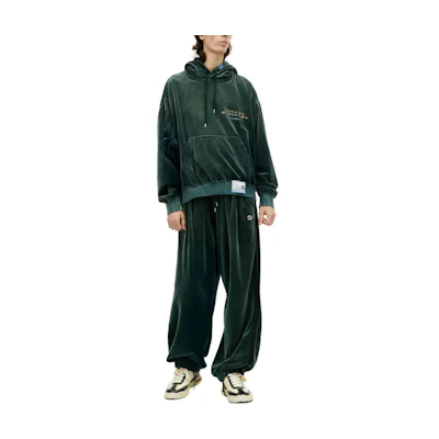 Maison Mihara Yasuhiro Mihara Yasuhiro Solid Color Hoodie Jacket Green () I07BL011-GREEN