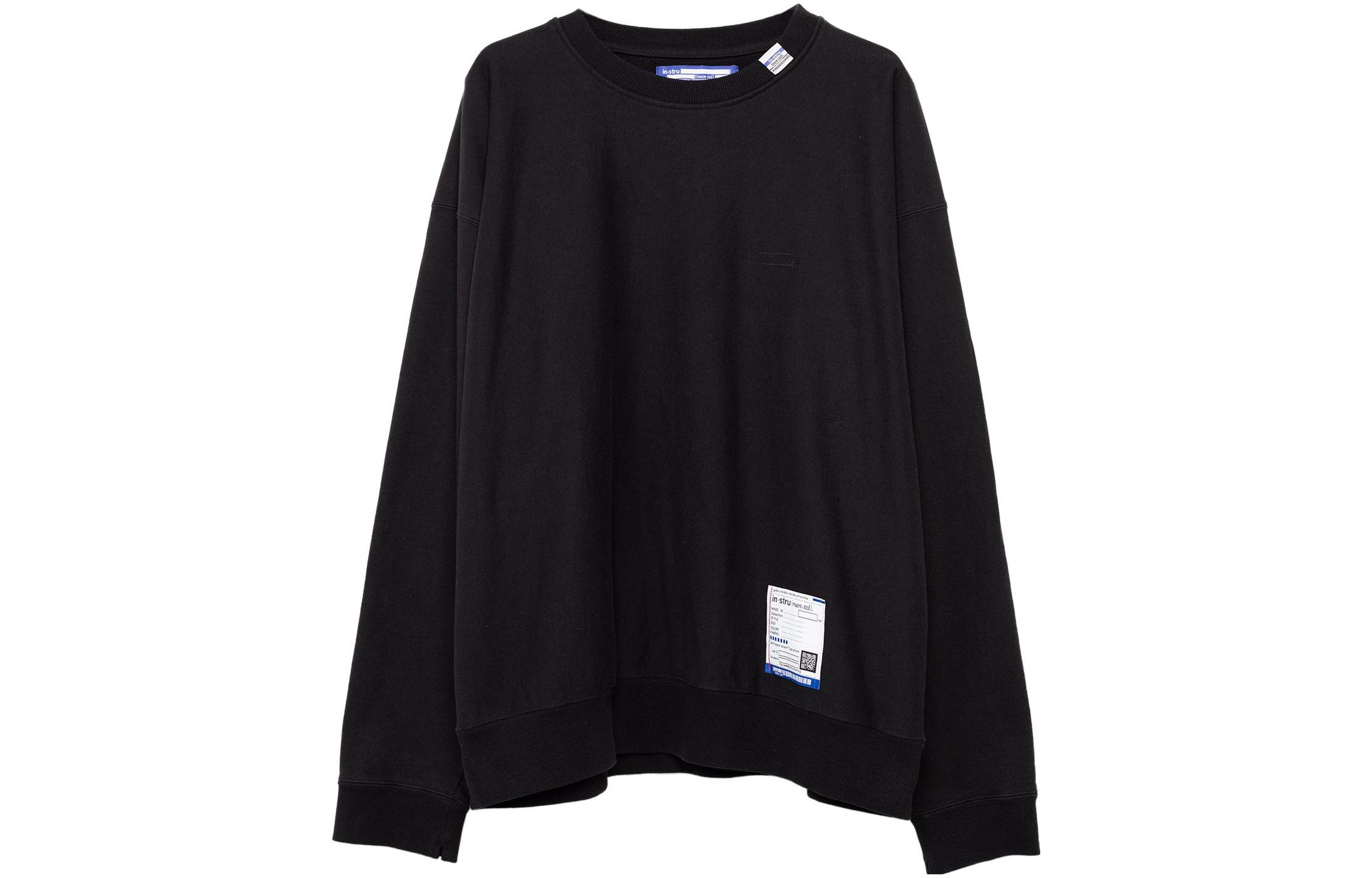 Maison Mihara Yasuhiro Mihara Yasuhiro Solid Color Crewneck Long Sleeve Sweatshirt Purple () I09PO542-PURPLE