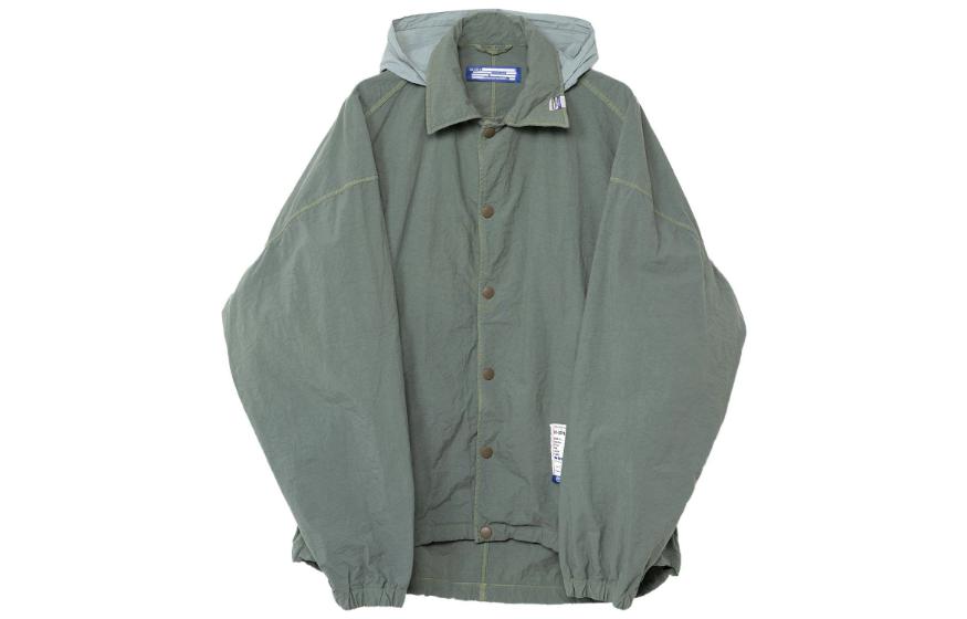 Maison Mihara Yasuhiro Mihara Yasuhiro Solid Color Single-Breasted Pocket Jacket Black Men’s I07JK011-BLACK