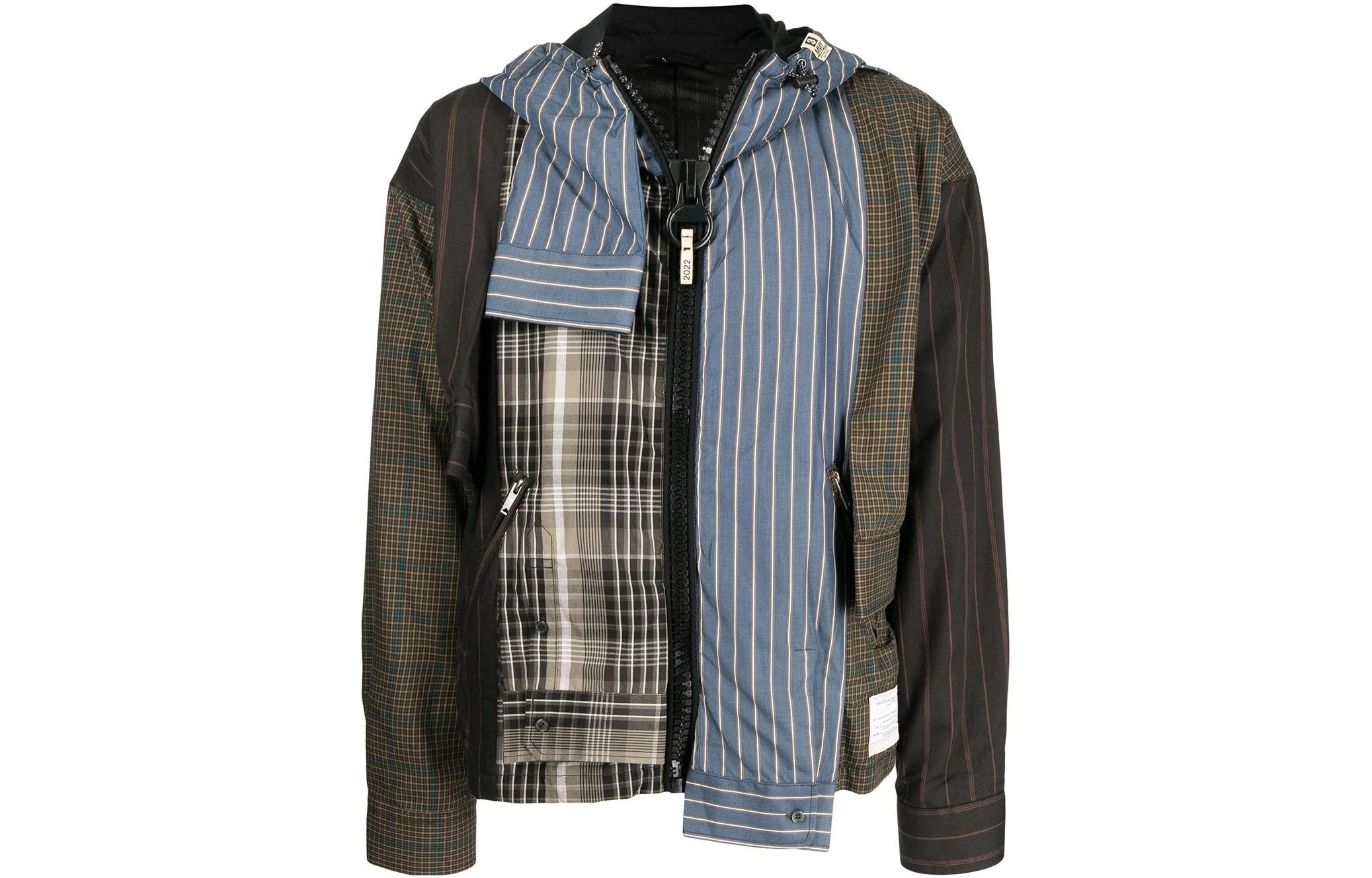 Maison Mihara Yasuhiro Mihara Yasuhiro SS22 Distressed Logo Print Hoodie Black () A08HD551