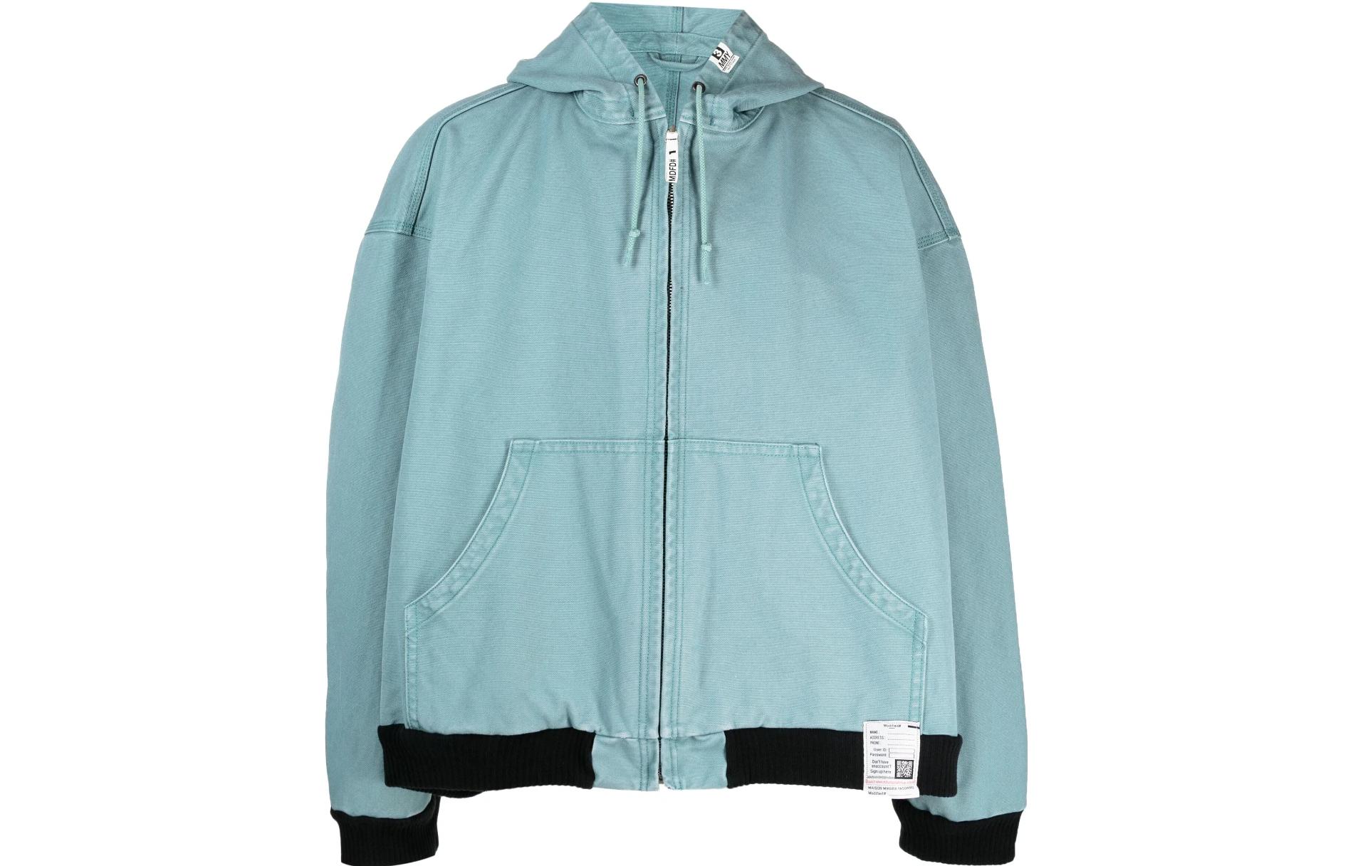 Maison Mihara Yasuhiro Mihara Yasuhiro SS23 Logo Print Cotton Hoodie Sweatshirt Cream White () J10HD512