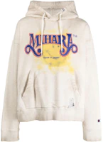 Maison Mihara Yasuhiro Mihara Yasuhiro SS23 Logo Print Cotton Hoodie Sweatshirt Cream White () J10HD512 Maison Mihara Yasuhiro Mihara Yasuhiro SS23 Logo Print Cotton Hoodie Sweatshirt Cream White () J10HD512