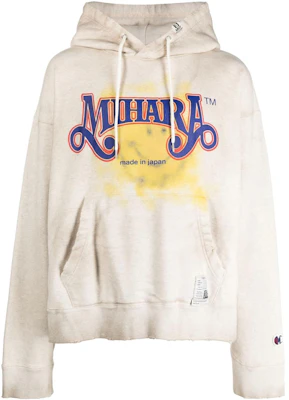Maison Mihara Yasuhiro SS23 標誌印花棉質連帽衫 奶油白配色 J10HD512 Buy Maison Mihara Yasuhiro SS23 標誌印花棉質連帽衫 奶油白配色 J10HD512