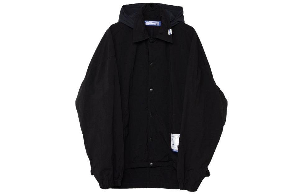 Maison Mihara Yasuhiro Mihara Yasuhiro V-Neck Single-Breasted Loose Long Jacket Bordeaux Red Men A12CT062-BORDEAUX