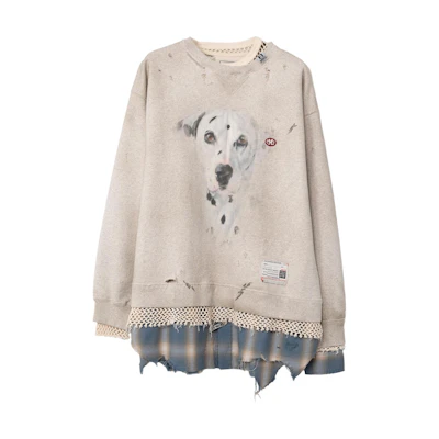 Maison Mihara Yasuhiro Mihara Yasuhiro White Lace-Up Hooded Zip Jacket Casual Outerwear J12BL051-WHITE