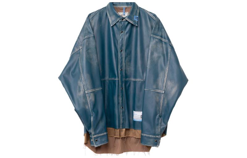 Maison Mihara Yasuhiro Orange Hoodie with Smiley Print and Kangaroo Pocket Men J11HD512-ORANGE