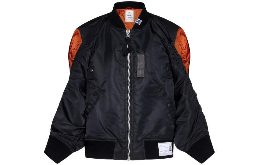 Maison Mihara Yasuhiro Oversized Letter Graphic Hoodie Black Vintage Style A09HD551-BLACK