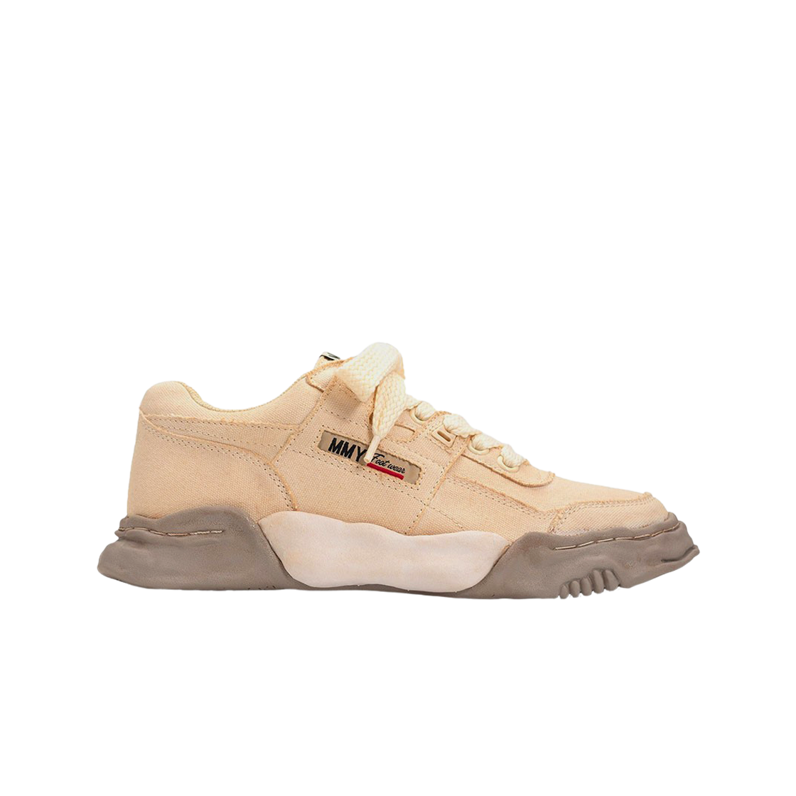 MAISON MIHARA YASUHIRO PARKER ORIGINAL SOLE OVER DYED CANVAS 'White' A09FW706-WHITE