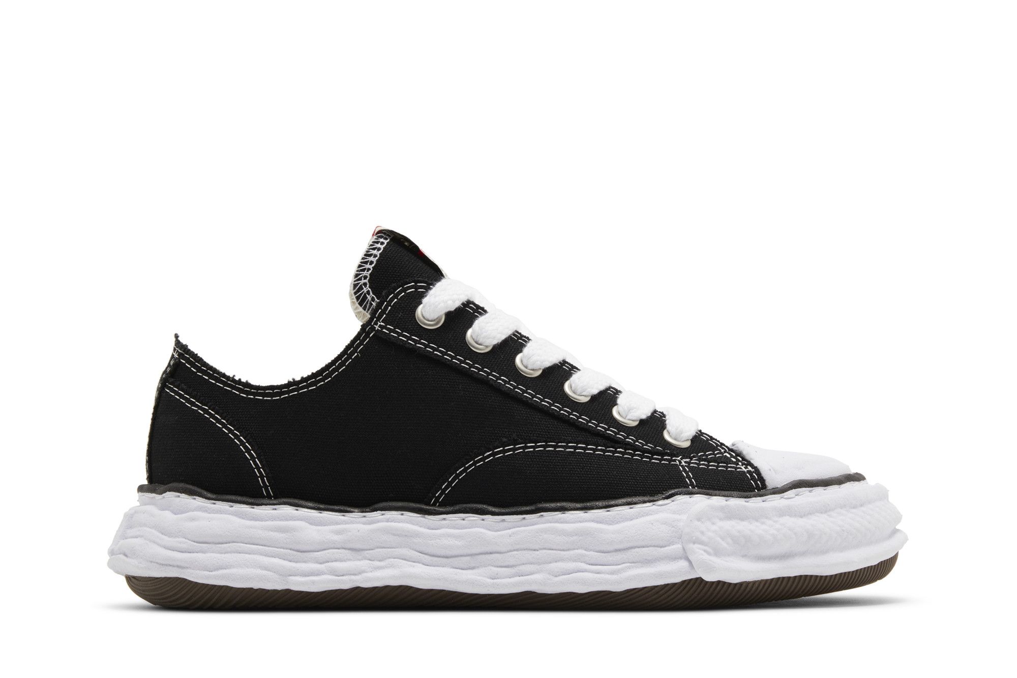 Maison Mihara Yasuhiro Peterson 23 OG Sole Canvas Low 'Black White' A11FW702-BLKWHT