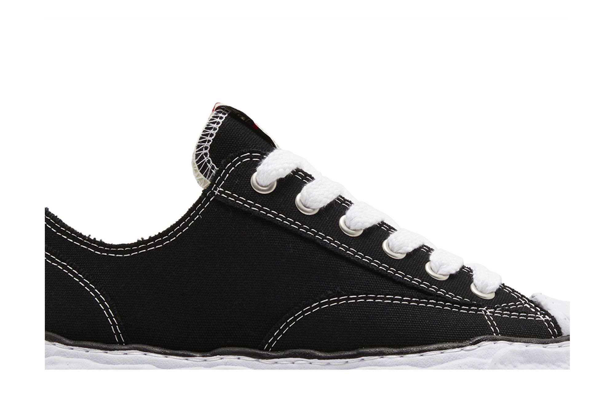 Order Maison Mihara Yasuhiro Peterson 23 OG Sole Canvas Low 'Black White' A11FW702-BLKWHT