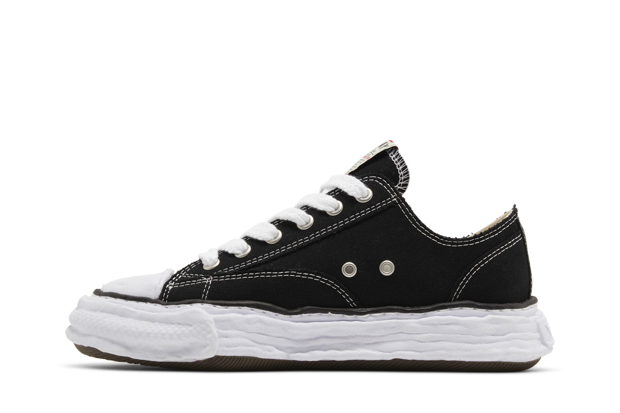 Lookbook Maison Mihara Yasuhiro Peterson 23 OG Sole Canvas Low 'Black White' A11FW702-BLKWHT
