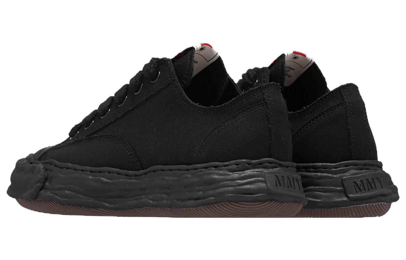 Shop Maison Mihara Yasuhiro Peterson 23 OG Sole Canvas Rendah 'Hitam Putih' A11FW702