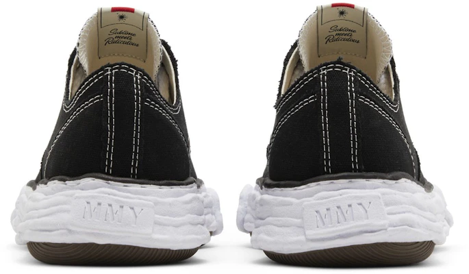 Maison Mihara Yasuhiro Peterson 23 OG Sole Canvas Low 'Black White' A11FW702-BLKWHT Details for Maison Mihara Yasuhiro Peterson 23 OG Sole Canvas Low 'Black White' A11FW702-BLKWHT