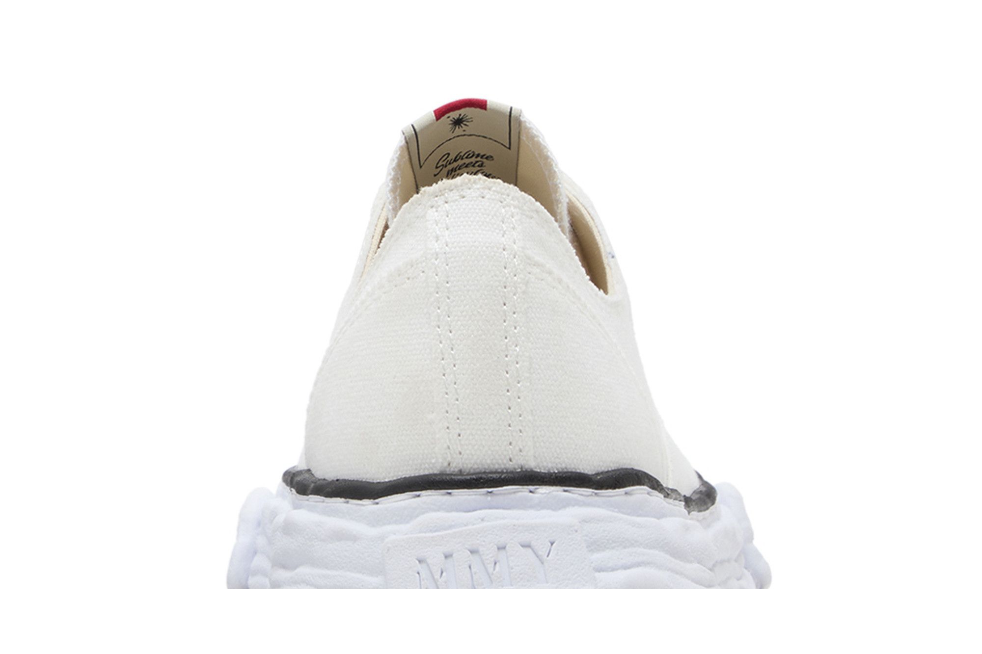 Sizing Maison Mihara Yasuhiro Peterson 23 OG经典帆布低帮鞋‘白色’ A11FW702-WHT