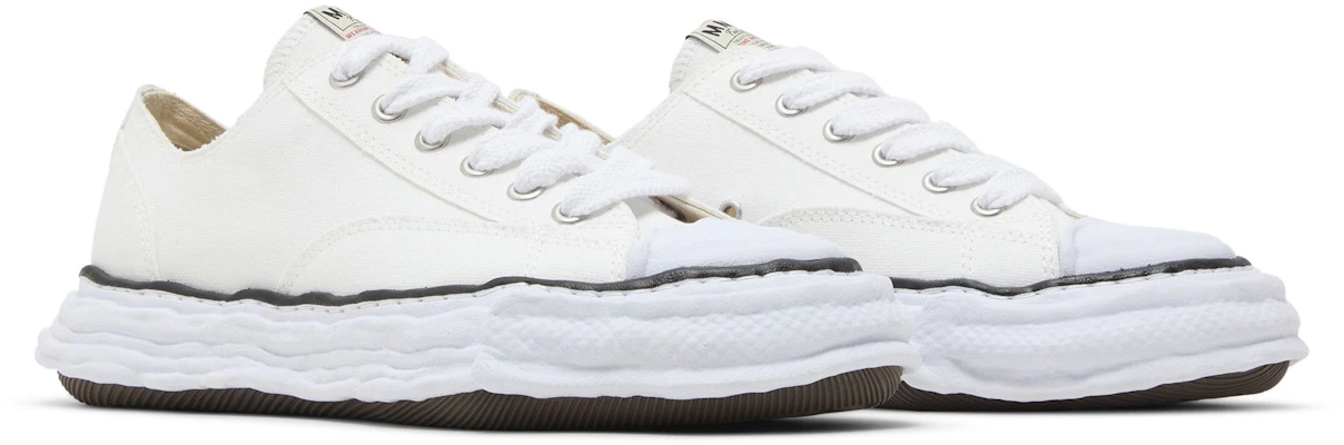 Maison Mihara Yasuhiro Peterson 23 OG Sole Canvas Rendah ''Putih'' A11FW702-WHT Cheap Maison Mihara Yasuhiro Peterson 23 OG Sole Canvas Rendah ''Putih'' A11FW702-WHT