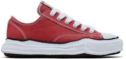 Maison Mihara Yasuhiro Peterson OG Sole Canvas Low 'Red' A01FW702-RED Maison Mihara Yasuhiro Peterson OG Sole Canvas Low 'Red' A01FW702-RED