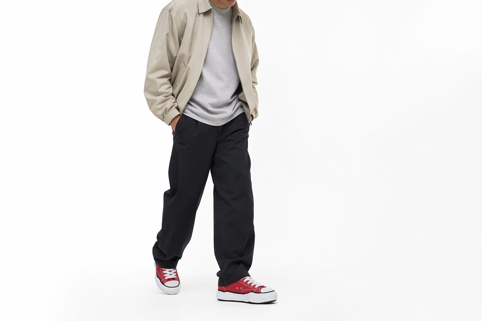 Order Maison Mihara Yasuhiro Peterson OG Sole Canvas Basso ''Rosso'' A01FW702-RED