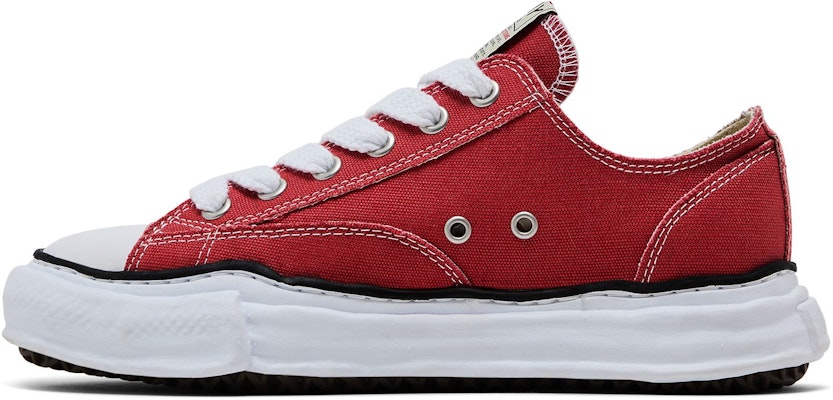 Maison Mihara Yasuhiro Peterson OG Sole Canvas Basso ''Rosso'' A01FW702-RED Shop Maison Mihara Yasuhiro Peterson OG Sole Canvas Basso ''Rosso'' A01FW702-RED