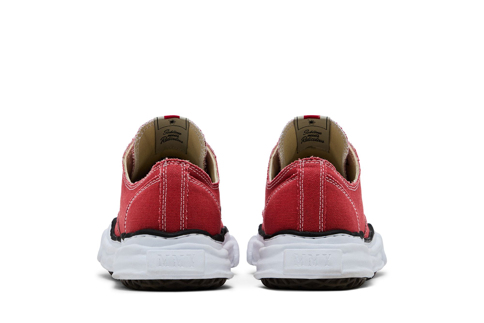 Sizing Maison Mihara Yasuhiro Peterson OG Sole Canvas Basso ''Rosso'' A01FW702-RED