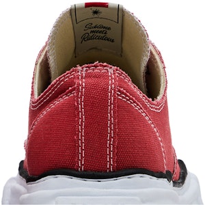 Maison Mihara Yasuhiro Peterson OG Sole Canvas Rendah ''Merah'' A01FW702-RED Sizing Maison Mihara Yasuhiro Peterson OG Sole Canvas Rendah ''Merah'' A01FW702-RED