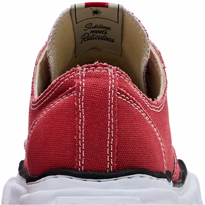 Maison Mihara Yasuhiro Peterson OG Sole Canvas Basso ''Rosso'' A01FW702-RED Cheap Maison Mihara Yasuhiro Peterson OG Sole Canvas Basso ''Rosso'' A01FW702-RED
