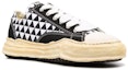 Order Maison Mihara Yasuhiro彼得森OG黑色印花帆布低帮运动鞋 A07FW731