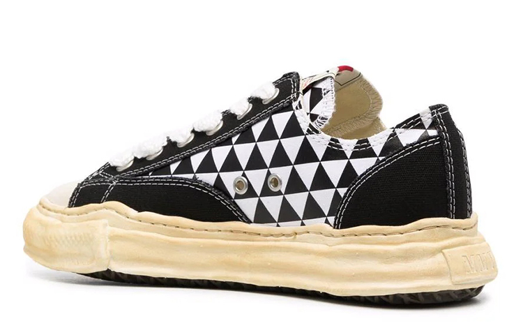 Maison Mihara Yasuhiro Peterson Sole OD Print Canvas Low-top Sneakers 'Black' 圖 3