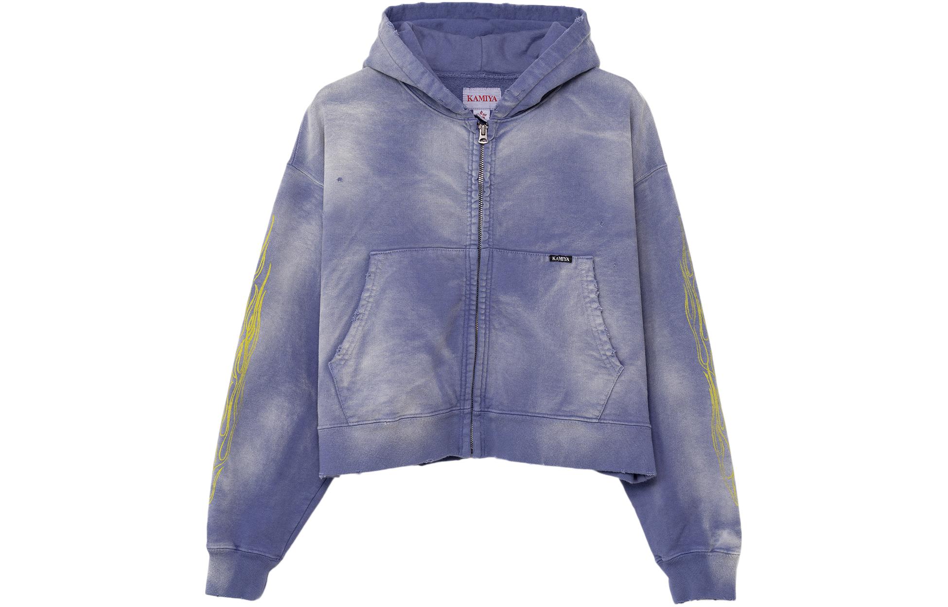 Maison Mihara Yasuhiro Purple Cartoon Print Crewneck Sweatshirt A11PO593-PURPLE