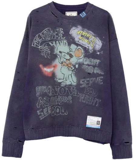 maison-mihara-yasuhiro-purple-cartoon-print-crewneck-sweatshirt-a11-po-593-purple
