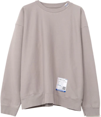 Maison Mihara Yasuhiro男士修身版圆领长袖卫衣 浅灰色 I12PO502-LIGHTGRAY Buy Maison Mihara Yasuhiro男士修身版圆领长袖卫衣 浅灰色 I12PO502-LIGHTGRAY