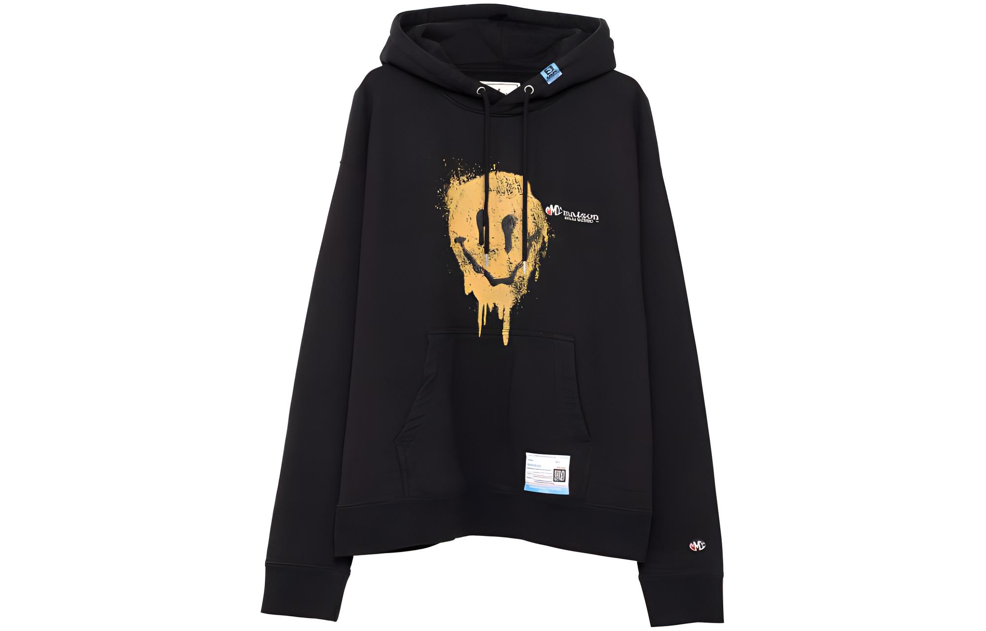 Maison Mihara Yasuhiro Solid Color Logo Collared Long Sleeve Sweatshirt Black J09PO523-BLACK